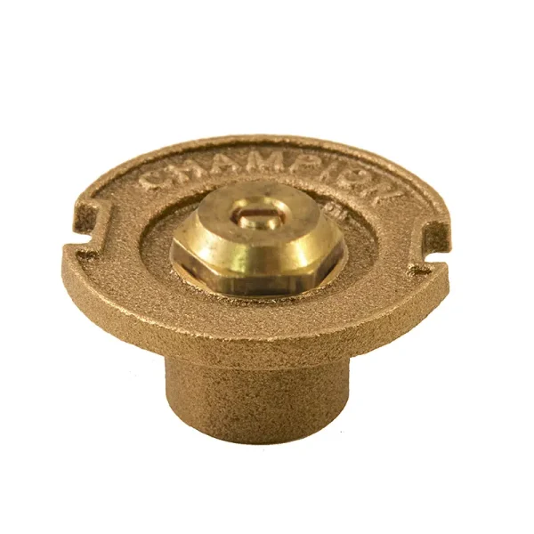 Brass Sprinkler Flush Body with 15' Half Nozzle