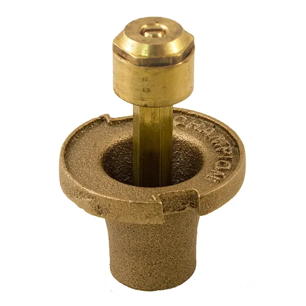 Brass Sprinkler Pop-Up Body with 15' Half Nozzle