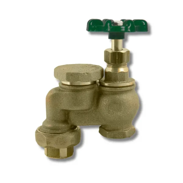 Manual Anti-Siphon Valve 1" with Wheel Handle with Union