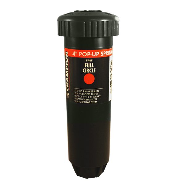 Flush Plastic Pop-Up Spray Body, No Nozzle 6" (50 min order qty)