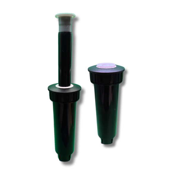 Flush Plastic Pop-Up Spray Body, Pressure Regulated, Check Valve, No Nozzle 4"