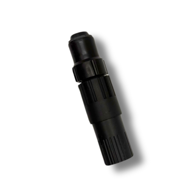 Pressure Regulated Plastic Shrub Body with 15' Plastic Half Nozzle