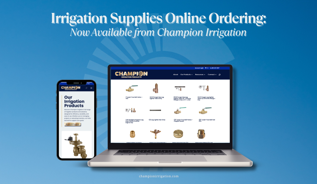 Irrigation Supplies Online Ordering