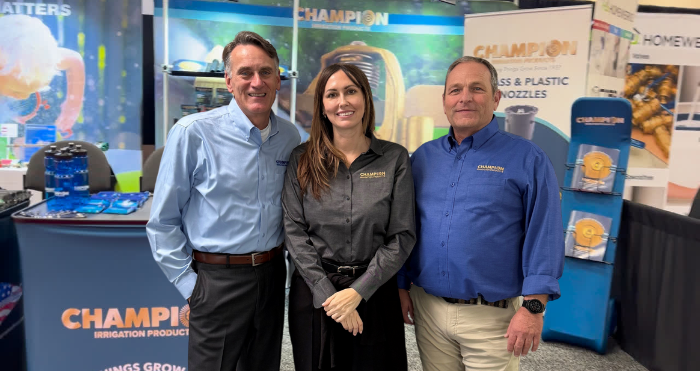 Champion Irrigation Products offers innovative irrigation solutions